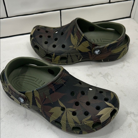 Crocs Unisex Adult Hemp Clog Camouflage Slip On - Picture 5 of 16